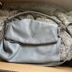 Kate Spade Gray Leather Shoulder Bag
